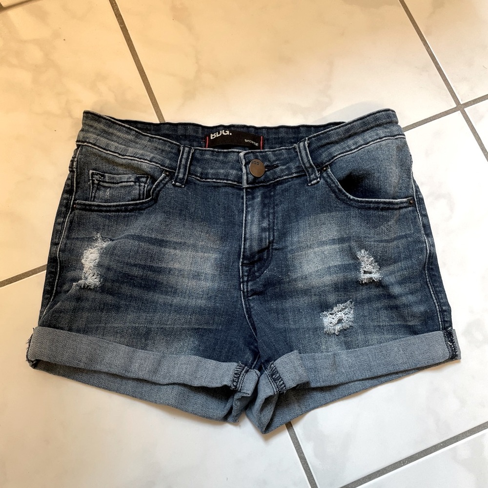 BDG - urban outfitters high rise blue Jean shorts